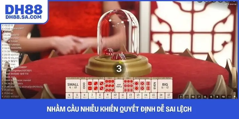 Nhầm cầu nhiễu khiến quyết định dễ sai lệch