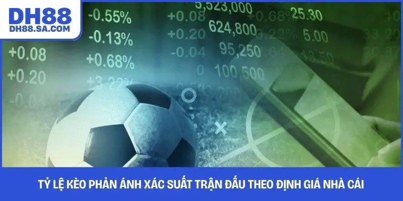 Tỷ lệ kèo phản ánh xác suất trận đấu theo định giá nhà cái